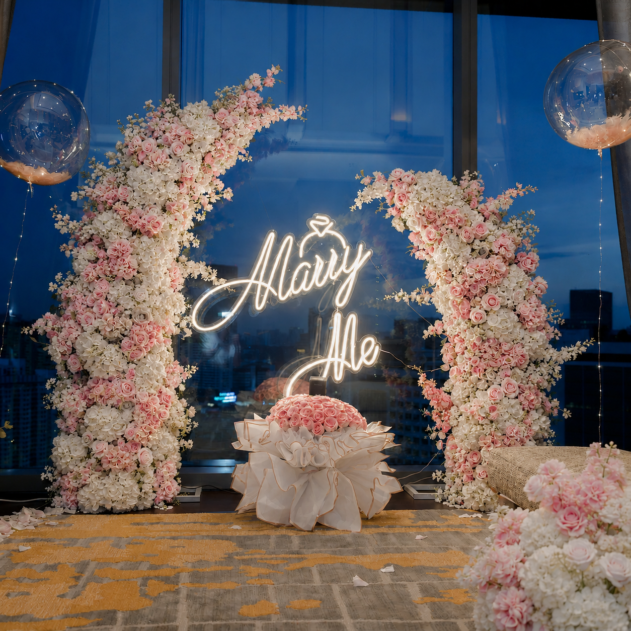 Dual Floral Arch Proposal