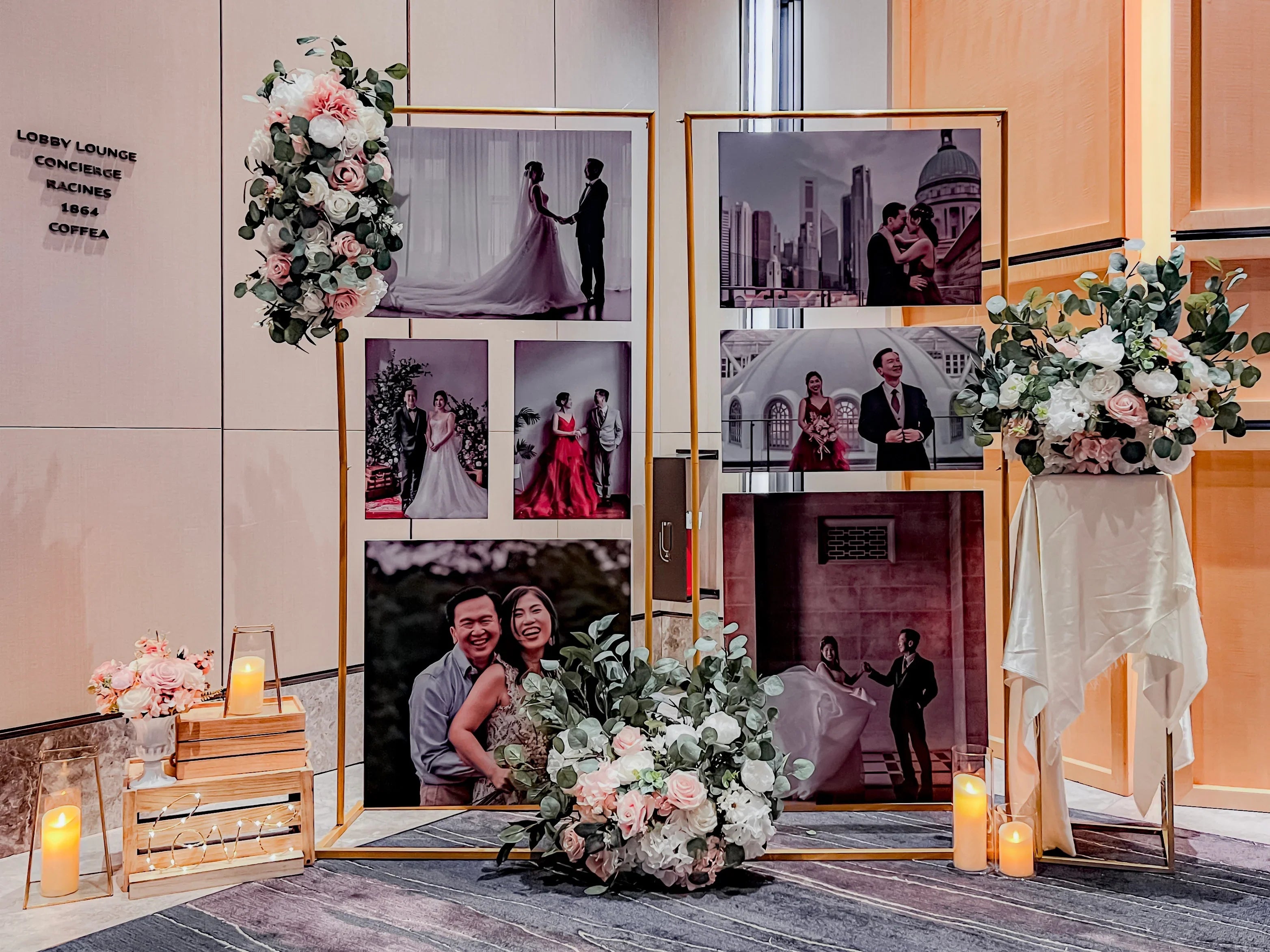 Framed Photo Display 2 Panel